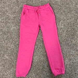 Pink sweatpants